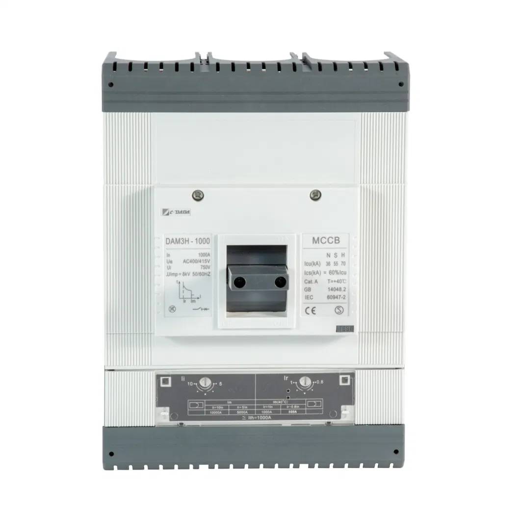 MCCB Dam3-1000 3p 800-1000A CB Ce Molded Case Circuit Breaker