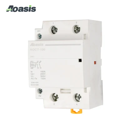 Fábrica directa Fabricante Aoct-100 4NO CT-100 4p Contactores magnéticos Modular Contactor de CA