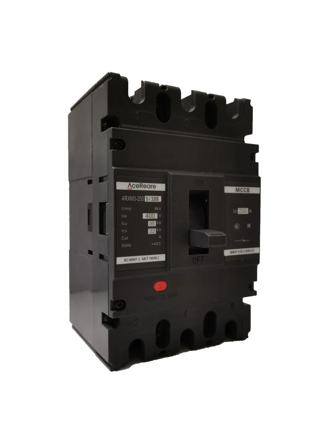 160A AC Circuit Breaker MCCB with IEC60947-2