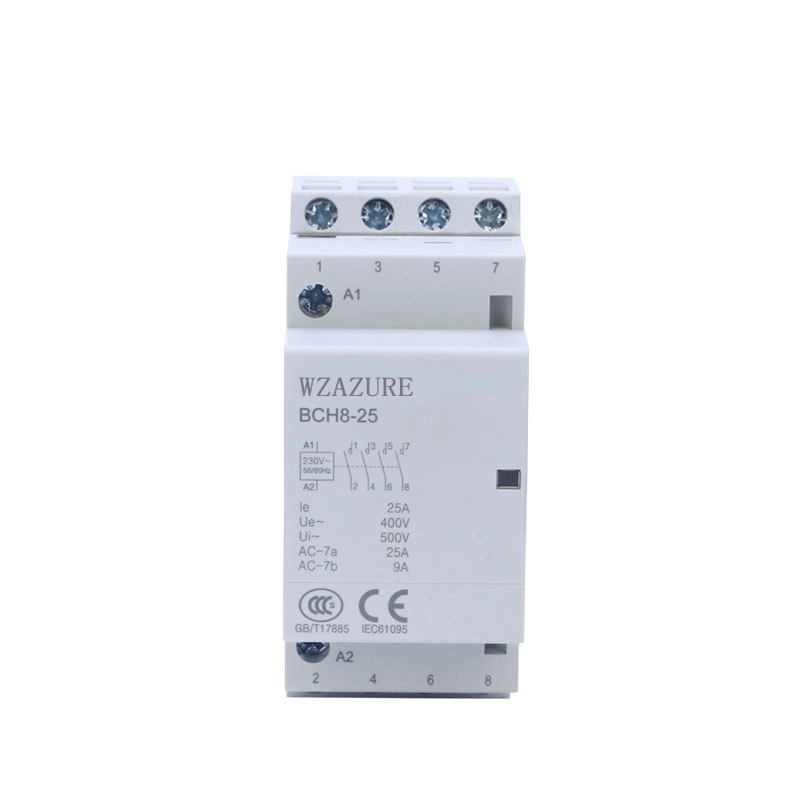 AC220V 2p 16A 20A 25A DIN Rail Mounting Contactor Modular Contactor