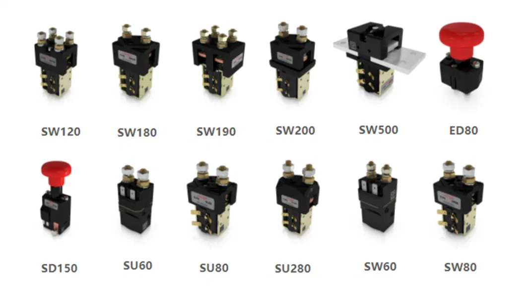 Zjw150as 36V 100A Electrical DC Contactor Used for The Control of Automobile Winch for Forklift Electric Vehicle Parts
