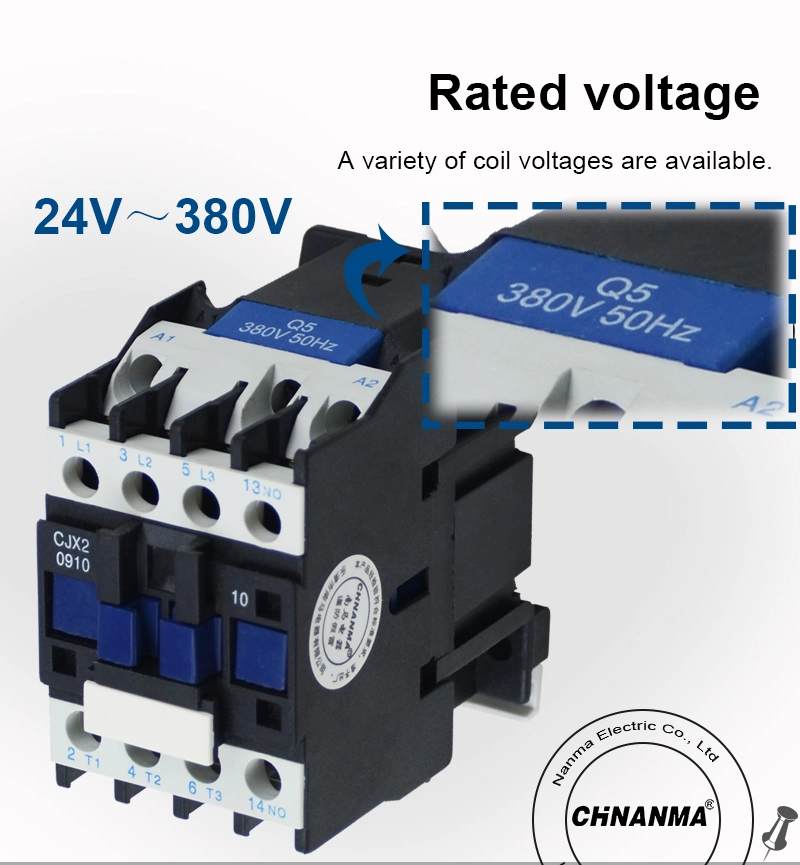 Electrical Contactor 1no+1nc 3 Pole AC Telemecanique Magetic Contactor (CJX2-0910)