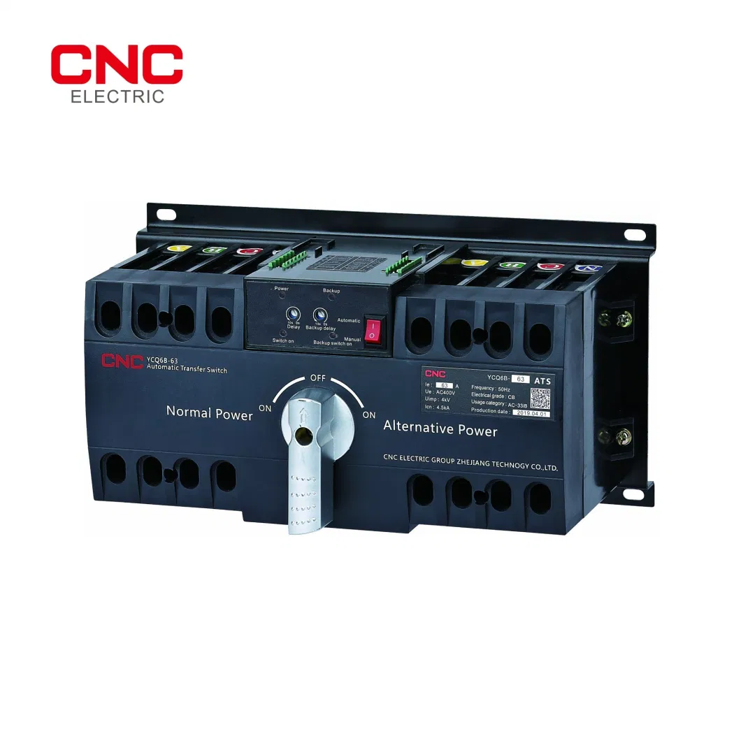 AC 400V Molded Case Circuit Breaker ATS Transfer Switch with CE