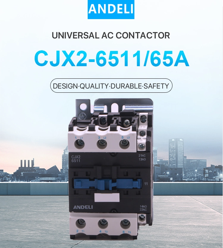 Contactor Cjx2-6511 65A 380V Magnetic Contactor