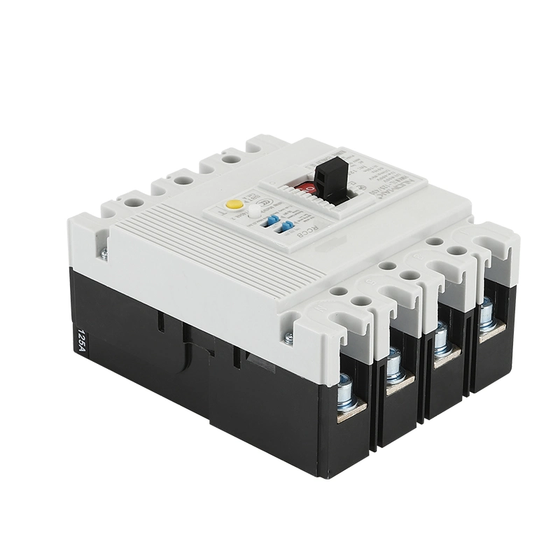 MCCB 125A 3p/4p Molded Case Residual Current Circuit Breaker Special Switch for Distribution Cabinet Lower Incoming Line Factory Direct Sale