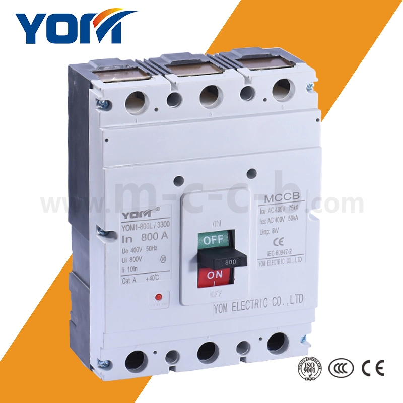 CE CB Approved Yom1 800A MCCB Moulded Case Circuit Breaker