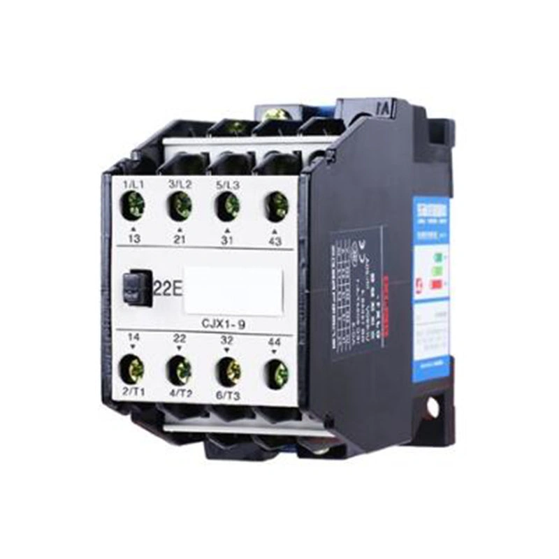 Delixi AC Contactor Cjx1 12 AMP Types of Magnetic Contactor IEC60947-2 9A-475A Contactor Auxiliary Block