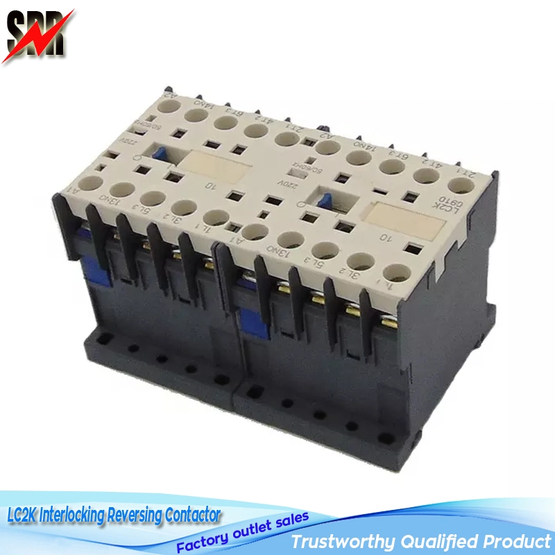 LC2-K06 LC2K09 LC2K0610 Mini Interlocking Reversible Contactor 3p+Nc 3p+No 110V 220V 380V AC Magnetic Contactor