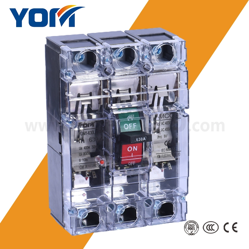 CE Approved MCCB 3p 630A 800A 1250A 1600A AC Molded Case Circuit Breaker