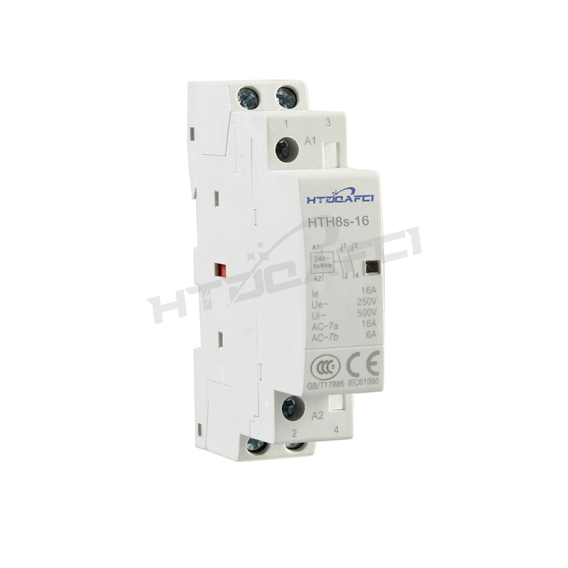 Factory Price Smart Household Contactor16A Single Phase 1 2 3 4 Poles Magnetic Modular AC