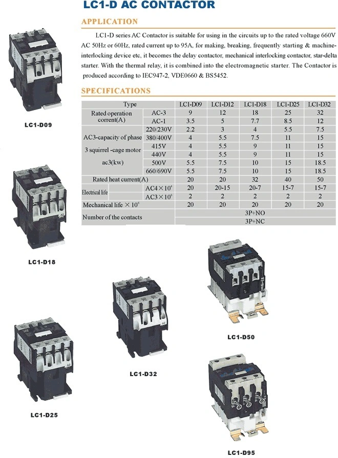 Telemecanique LC1d Cjx2 3210 AC Magnetic Contactor
