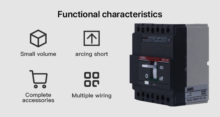 Am3 Circuit Breaker Price MCCB 63 a 3 Pole