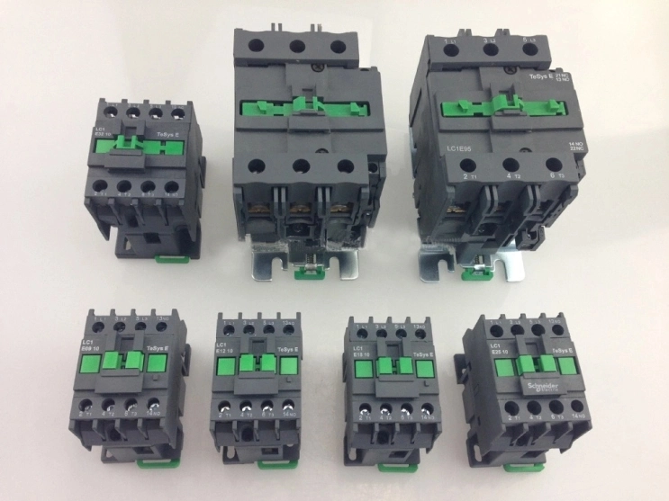 Contactor LC1-E LC1e80m5n 80A AC220V 1 Normally Open 1 Normally Closed