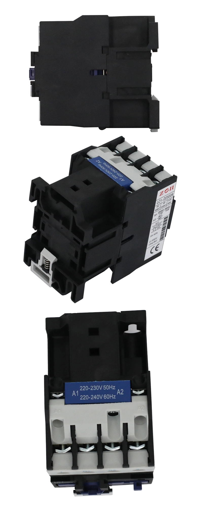 Zoii Normally Closed Magnetic Contactors 380V 220V AC Contactor 3 Pole 09A/12A/18A/25A/32A/40A/50A/65A/80A/95A