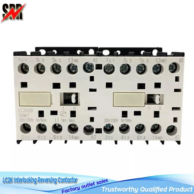 LC2-K06 LC2K09 LC2K0610 Mini Interlocking Reversible Contactor 3p+Nc 3p+No 110V 220V 380V AC Magnetic Contactor