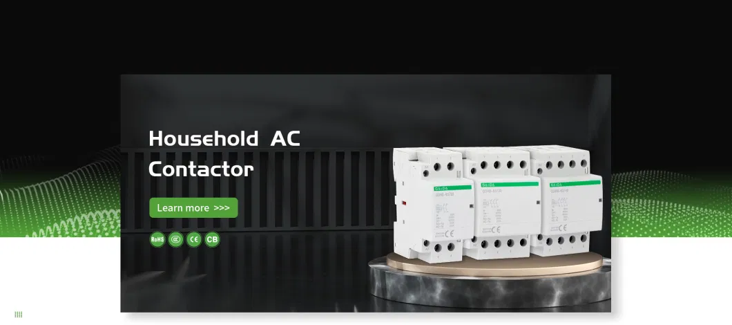 Gada Electrical Contactor AC Type 3 Pole Low Voltage No/Nc Magnetic 3p 25A 63A Contactors