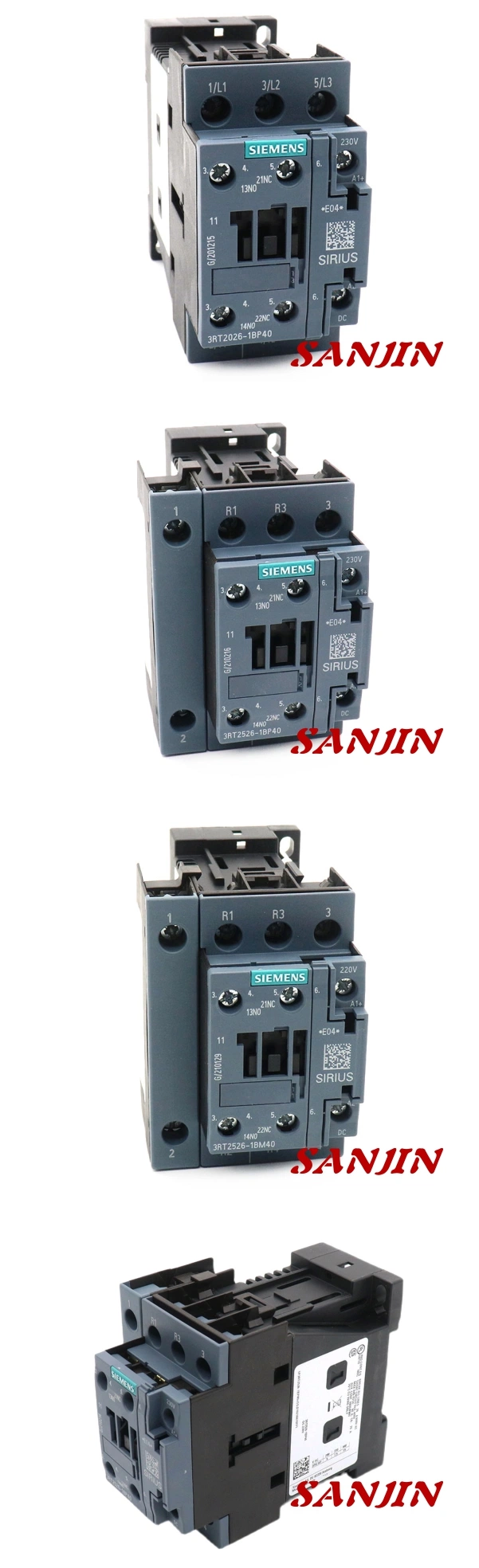 Siemens Elevator Contactor 3rt2026-1bp40 3rt2526-1bp40 3rt2526-1bm40