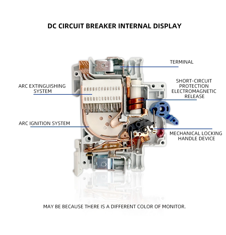 Free Sample OEM 1p 2p 3p 4p Solar PV Auto DC MCB MCCB Miniature Air Circuit Breakers