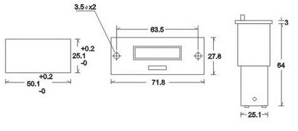 6 Digits Electro Magnetic Counter (LFC-6)