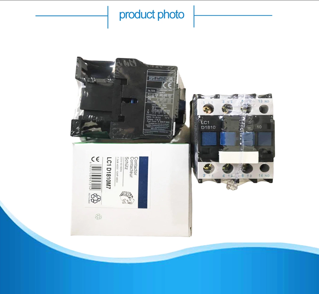 Free Sample 3 Phase Magnetic 110V 220V 380V AC Contactor