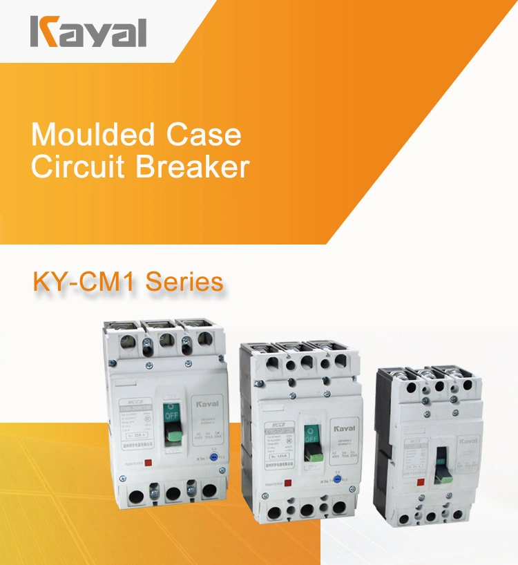 Kayal 1p 2p 3p 4p Moulded Case Circuit Breaker 63A 100A 160A 250A 400A 630A 800A 1000A 1250A 1600A MCCB Price