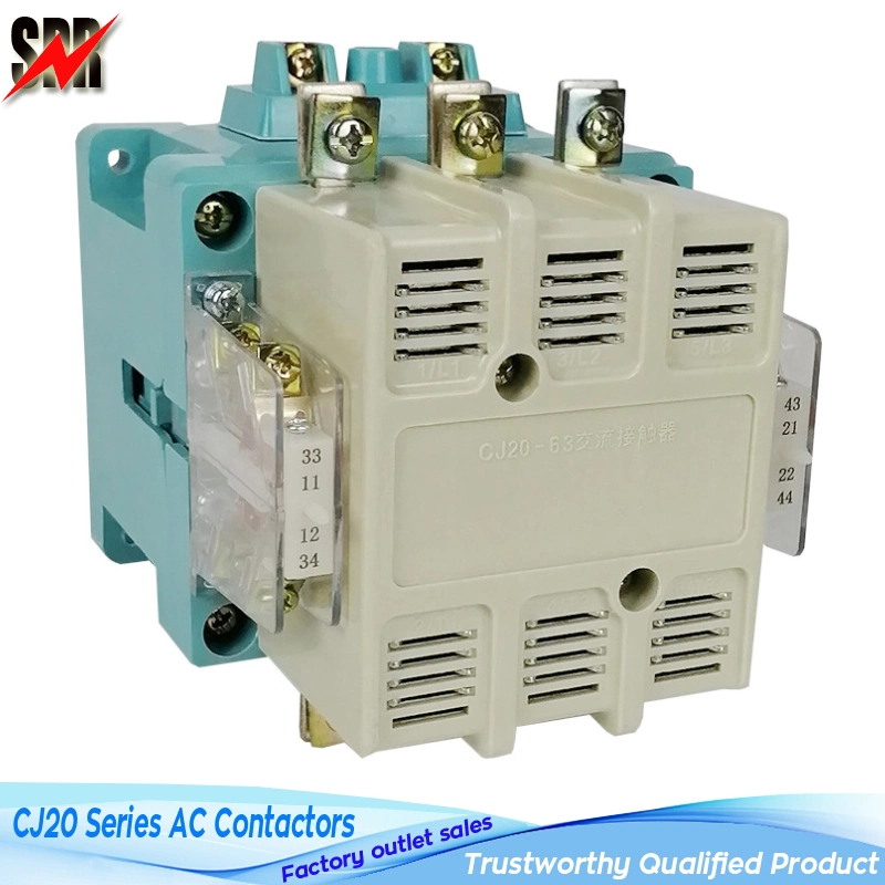 Cj20 Series 220V 380V 63A, 100A, 250A, 400A AC Contactors