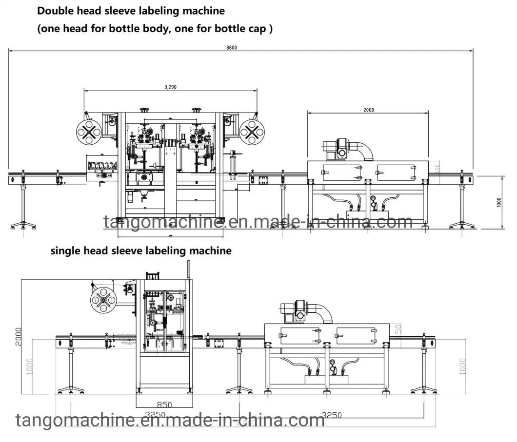 Inline Labeling Equipmenry for Bottles Beer Can Cans Buckets