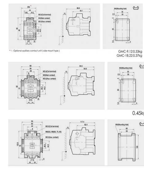 AC Magnetic Contactor Stc-40 (STC) Electric Contactor