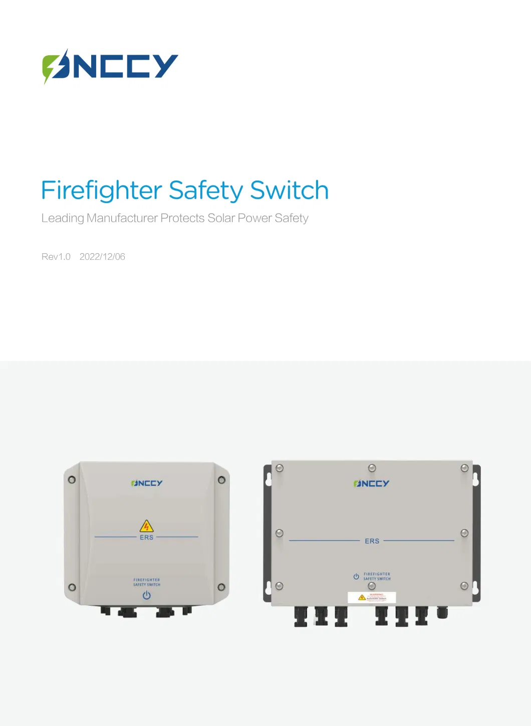 Firefighter Safety Switch Effecitively Ensures Safety of PV System Protection 12-20 Strings