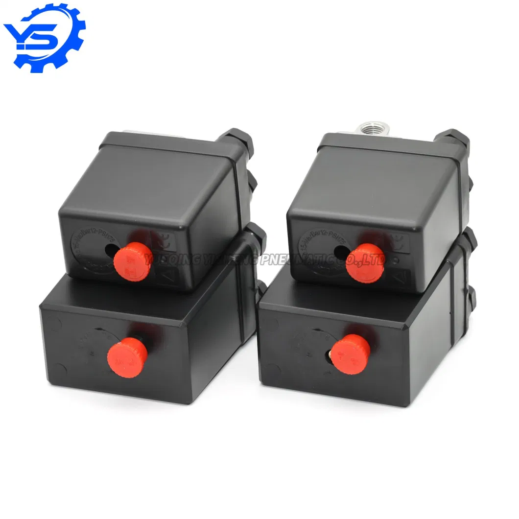 220V 380V Automatic Pressure Switch Controller for Air Compressor with Single Hole and Four Holes Air Compressor Spare Parts