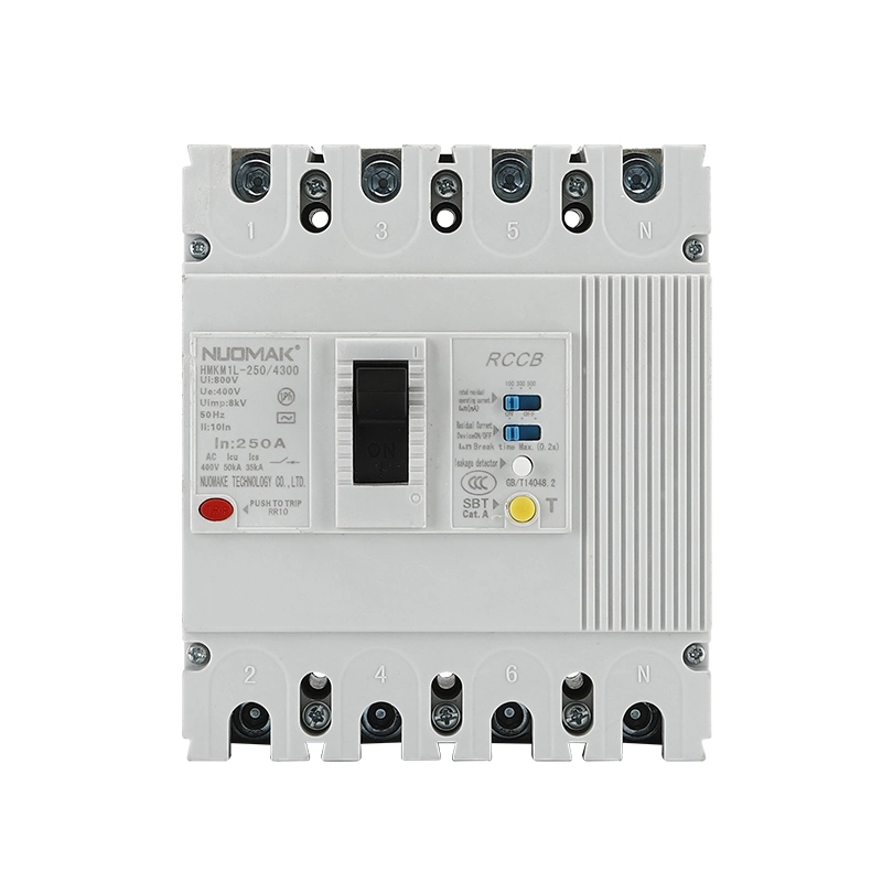 MCCB Manufacturer&prime; S Case Earth Leakage Circuit Breaker250A 3p/4p Residual Earth Leakage Protection Function CE MCCB