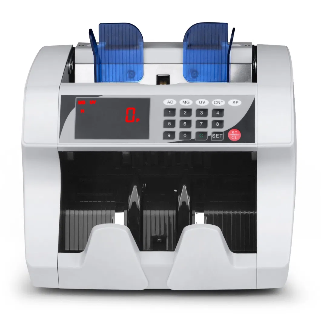 Money Counter Union 1504 Counterfeit Detection Technology Ultraviolet + Magnetic + Infrared