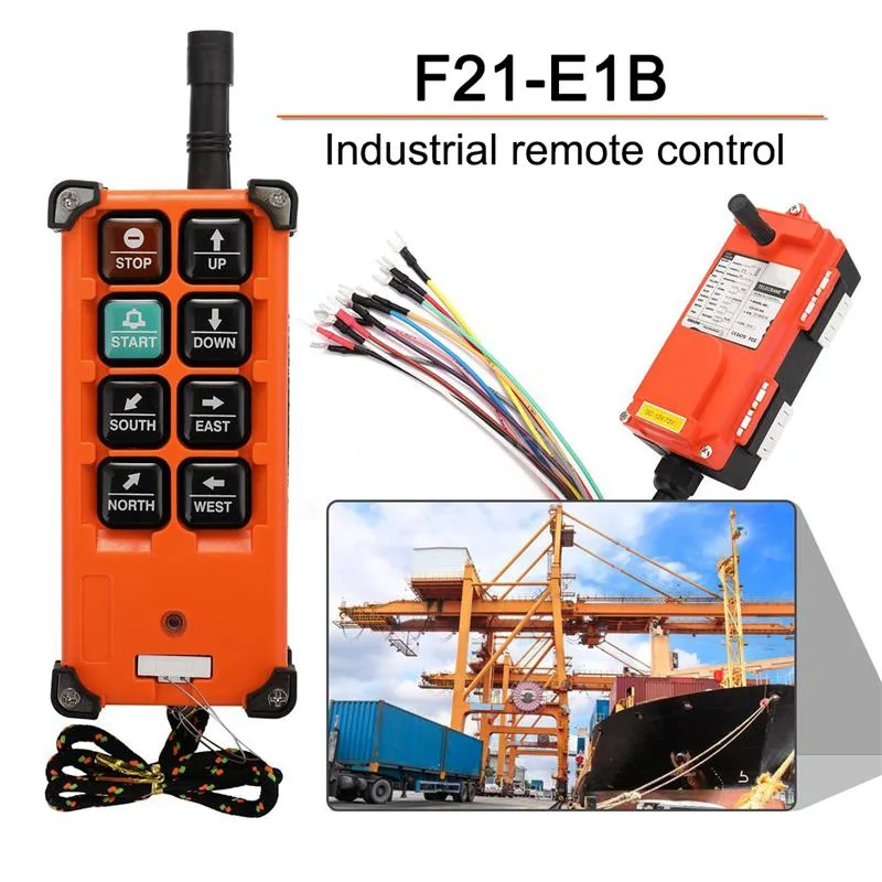 Professional Manufacturer F21-E1b Transmitter Receiver Industrial 6 Button Wireless Crane Remote Control