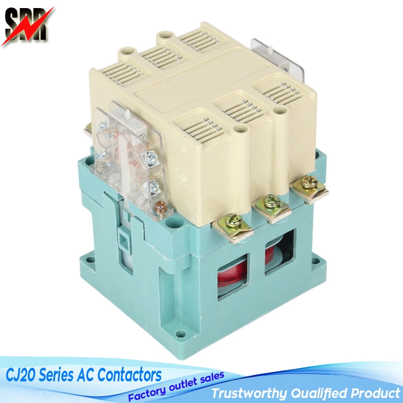 Cj20 Series 220V 380V 63A, 100A, 250A, 400A AC Contactors