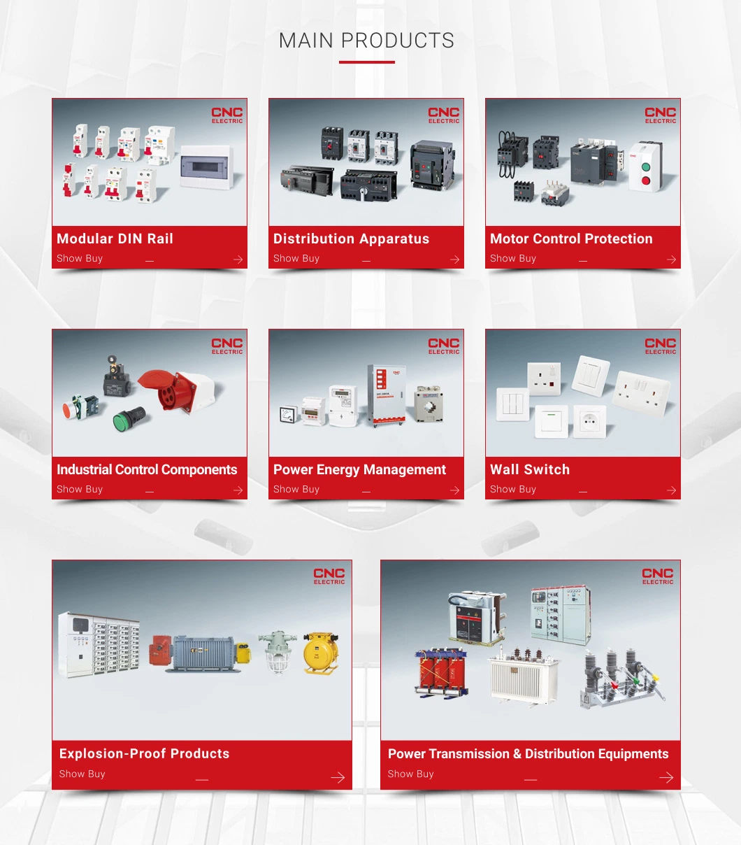 CNC Ycb9rl-100 Series RCCB CE CB Certificates Electrical 80A 4p