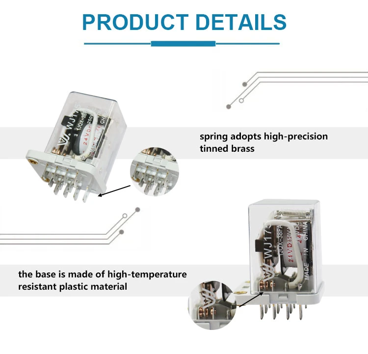 Power Relay Jqx-38f 40A 220VAC 220V Coil