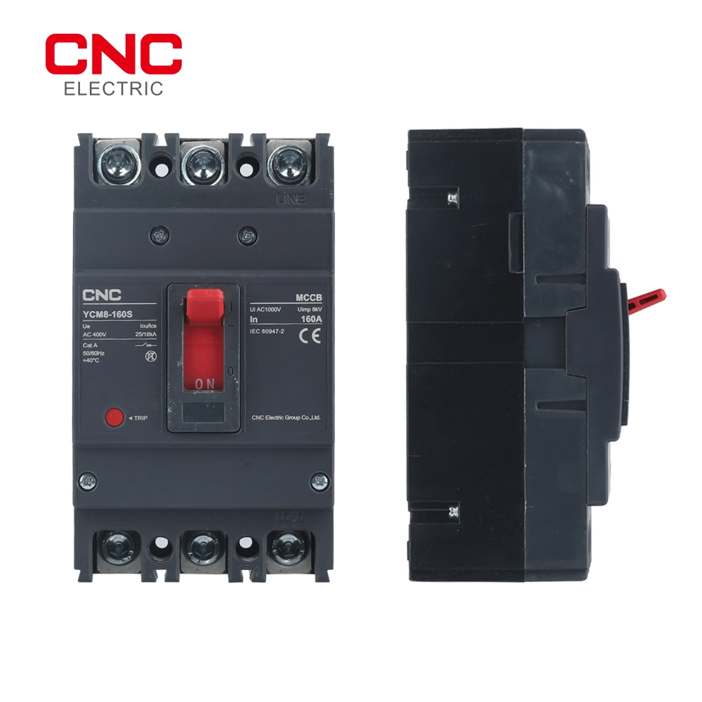 Ycm8 Current Adjustable Moulded Case 250A 160A 125A 100 AMP Smart Circuit Breakers Electronic Adjustable MCCB