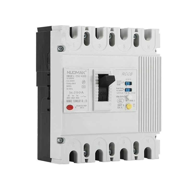 MCCB Manufacturer&prime; S Case Earth Leakage Circuit Breaker250A 3p/4p Residual Earth Leakage Protection Function CE MCCB