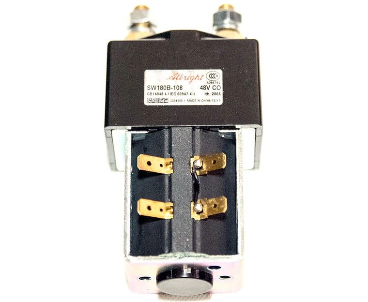 China Supplier Magnetic Albright Contactor Sw180b-108 48V 200A Designed for Golf Cart