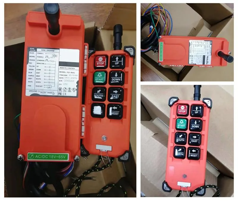 Manufacturer Wholesale Electric Chain Hoist Wireless Remote Control F21-E1b