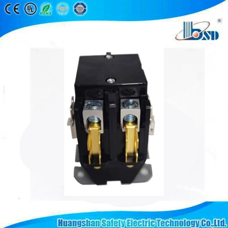 Cjx9 Air Conditioning Magnetic Contactor 2 Pole 30A 24V 120V 240V Air Conditioner Contactor