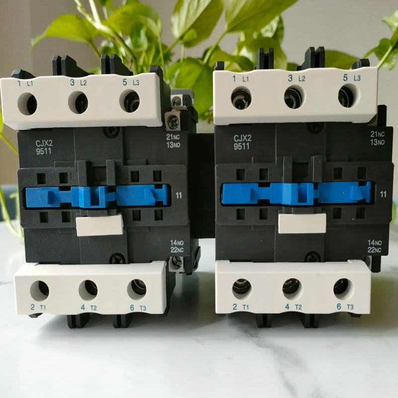 Manufacturer Direct 3pole 95A Cjx2 9511 AC Contactor with Interlock Mechanism