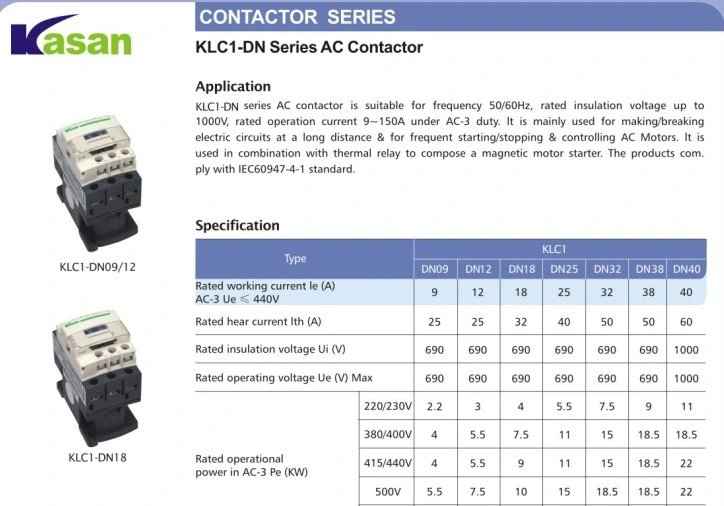 Telemecanique New Type AC Contactor LC1-D38 38A