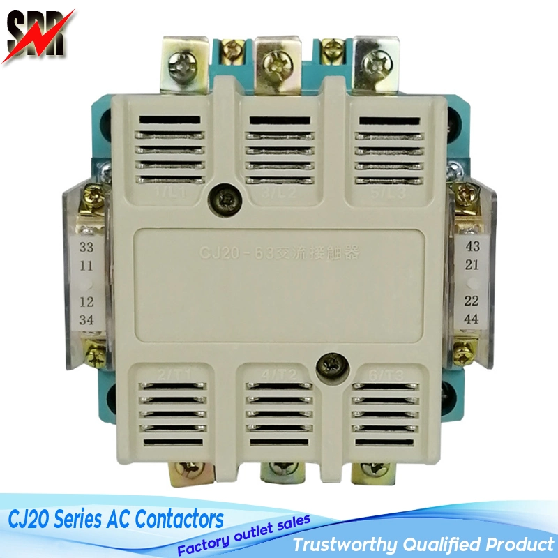 Cj20 Series 220V 380V 63A, 100A, 250A, 400A AC Contactors