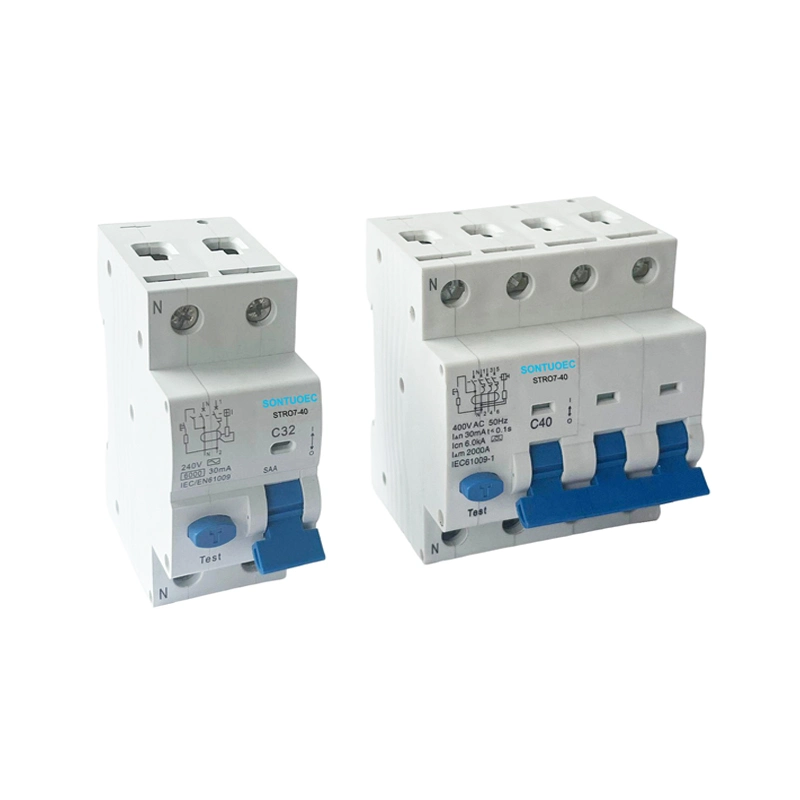 RCBO with Overload Current and Leakage Current Protection IEC61009