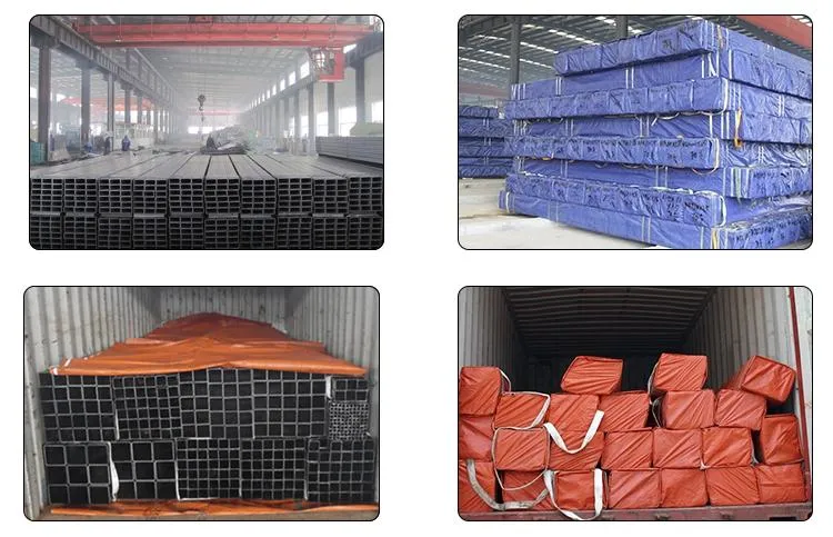 High Quality Square Rectangle Pipe Hollow Section Rhs Steel Profiles Cost Square Pipe Hollow Section for Building Materials