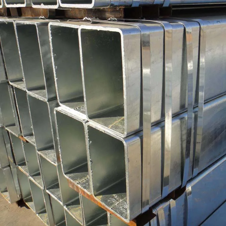 High Quality Square Tubing Pre Galvanized Hot Dipped Galvanized Steel Pipe Iron Rectangular Tube Price for Carports