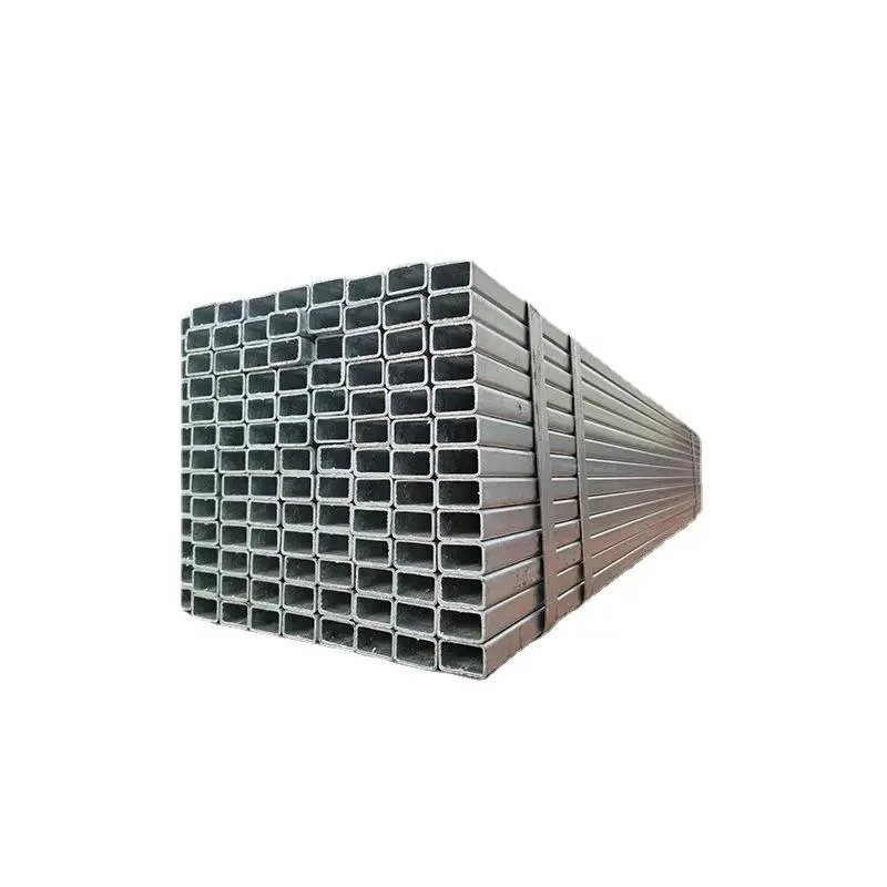 China Factory Steel Hollow Section Ms Carbon Square Tube Galvanized Square Rectangular Steel Pipe