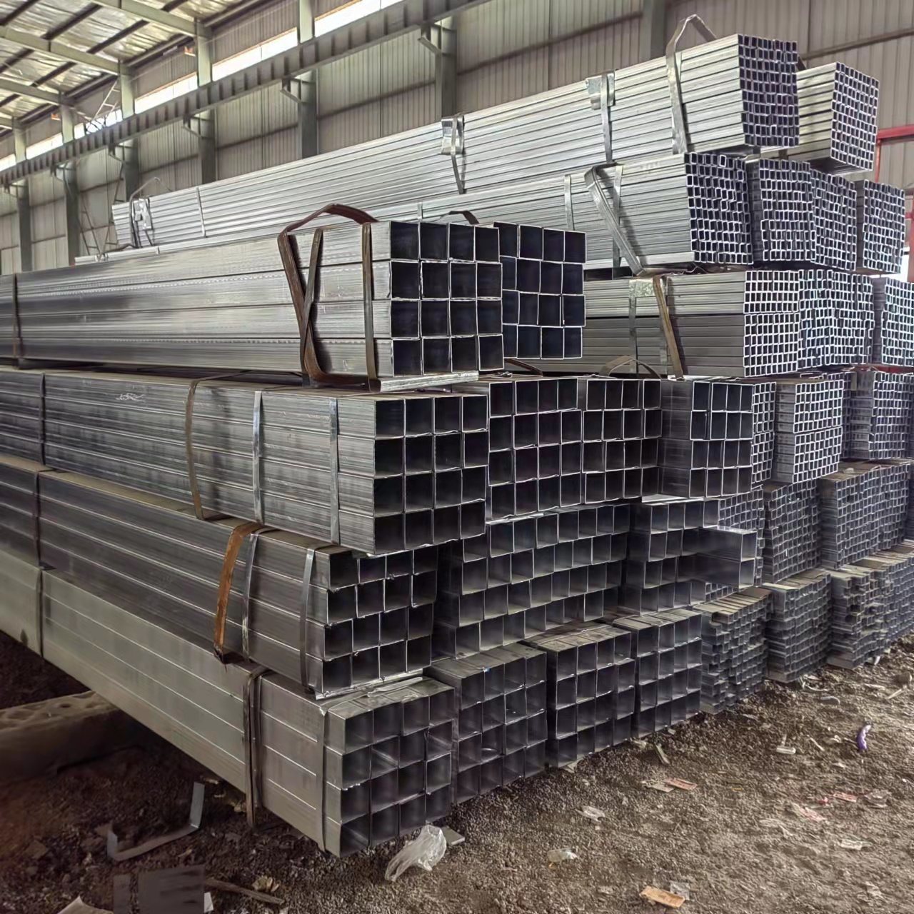 20X20 25X25 30X30 40X40 Schedule 40 Low Carbon Hot DIP Galvanized Square Tube