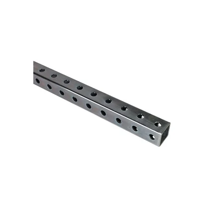 6061 T6 extruida de rosca interior de aluminio perforado tubo recto redondo cuadrado